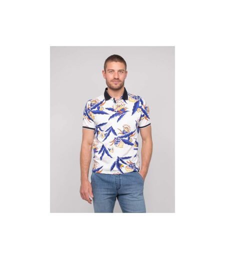 Polo manches courtes coton motifs PEWA