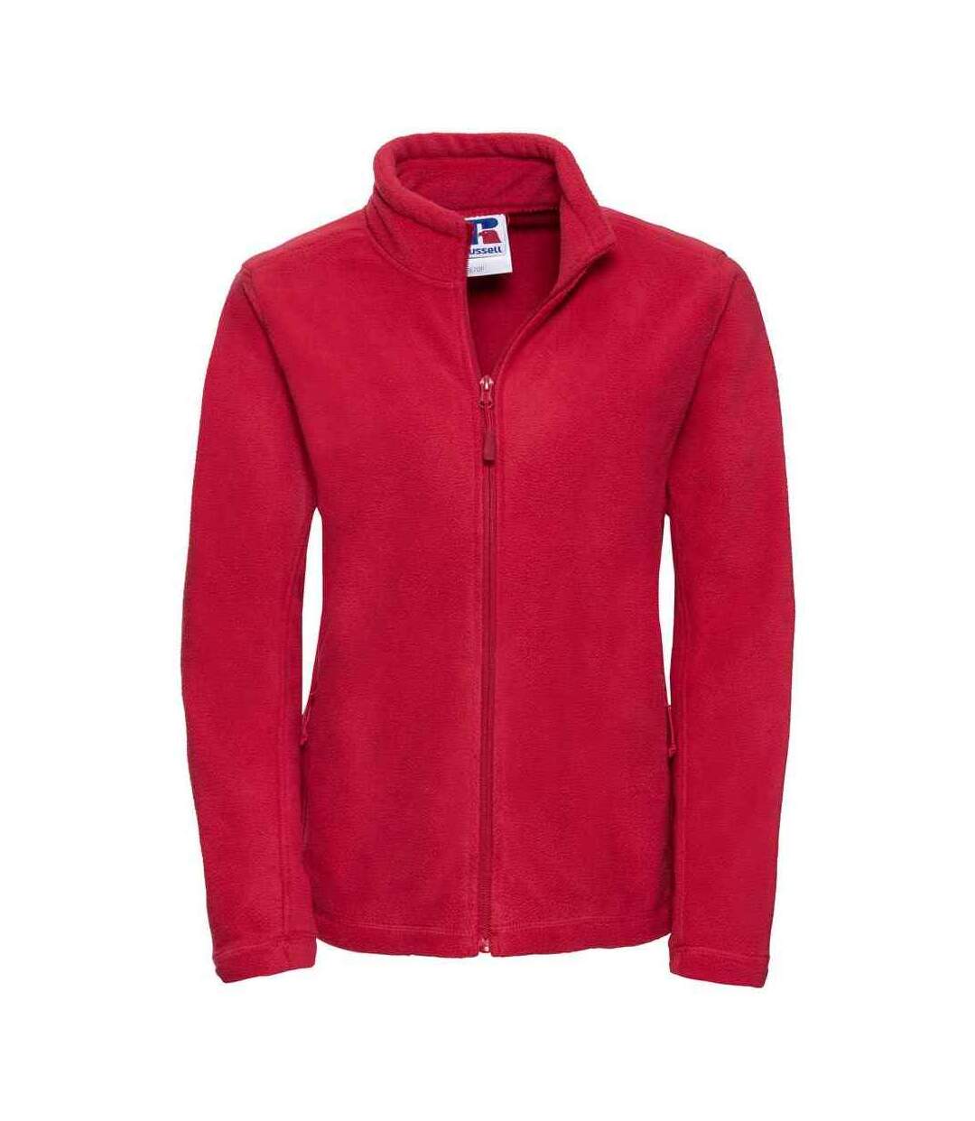 Veste polaire femme rouge classique Russell-1