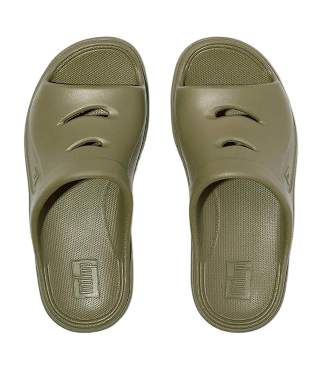 Sandales Motif/style Tonal Relieff Femme Kaki FitFlop-3