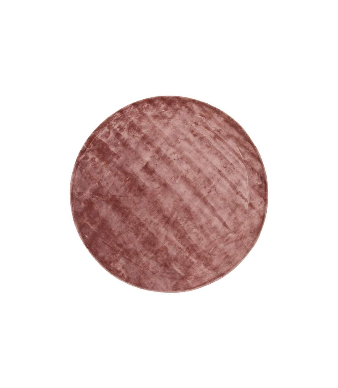 Tapis Déco Rond Indra 200cm Rose Poudré-1