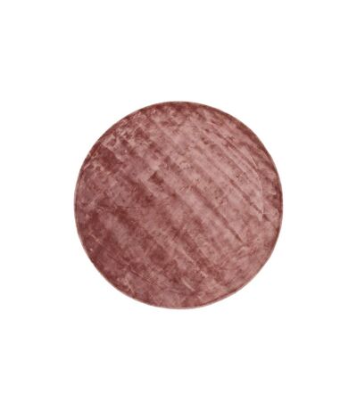 Tapis Déco Rond Indra 200cm Rose Poudré