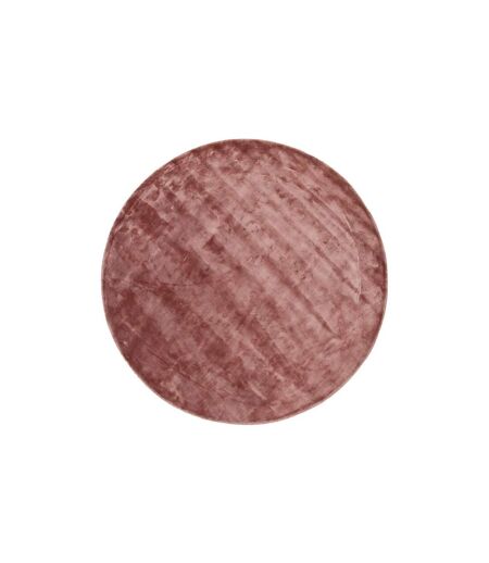 Tapis Déco Rond Indra 200cm Rose Poudré
