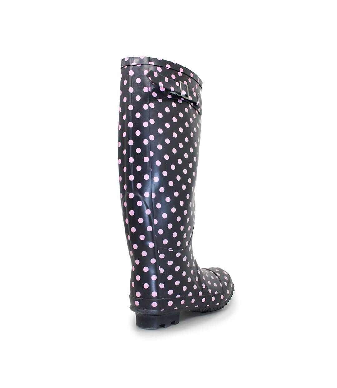 Bottes de pluie femme bleu Lunar-2