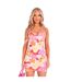 Robe Courte Motif/style Imprimé Intégral Femme Rose Missy Empire-2