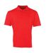 Mens coolchecker pique polo shirt strawberry red Premier