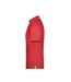 Polo Motif/style Rayures Contrastées Homme Rouge Blanc James And Nicholson-4