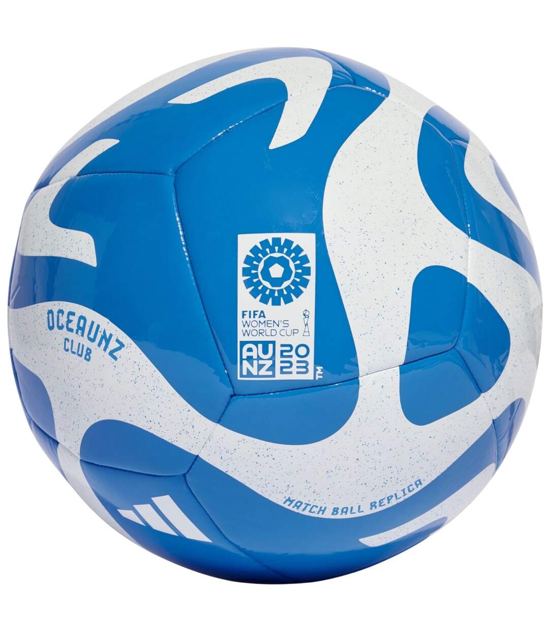 Ballon De Foot Oceanz Club Taille 4 Blanc Bleu Adidas-2