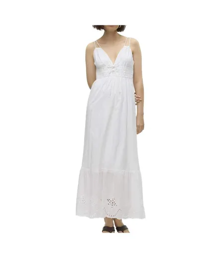 Robe blanche femme vero moda gella