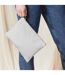 Westford Mill Canvas Wristlet Pouch (Light Grey) (10.2 x 6.7in)