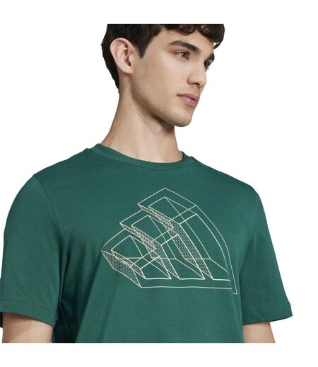 T-shirt Motif/style Imprimé Graphique Homme Vert Adidas