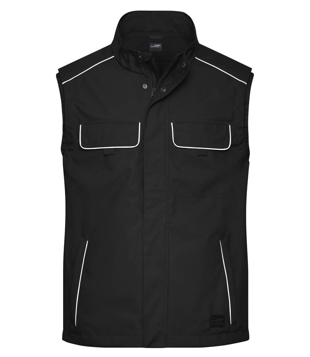 Gilet de travail léger softshell - JN881 - noir