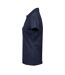 Womens/ladies Luxury Stretch Polo Shirt Navy Tee Jays-3