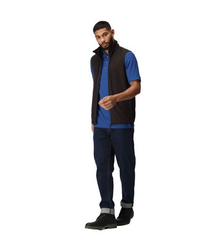Mens Fleece Gilet Black New Royal Regatta Professional