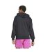 Mens 3 Stripes Full Zip Hoodie Black White Adidas-3