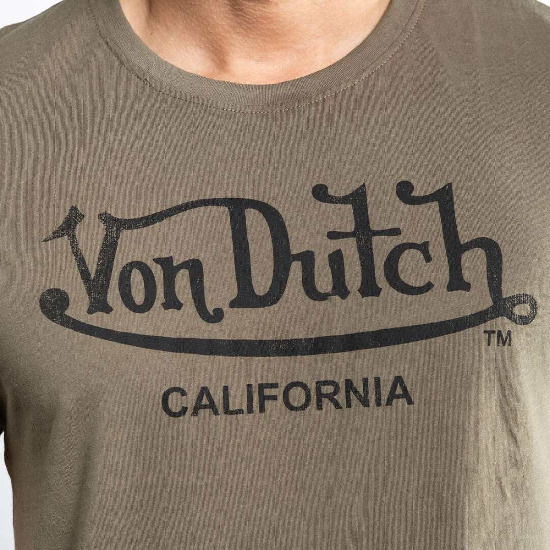 T-shirt col rond en coton homme Logo Vondutch-2