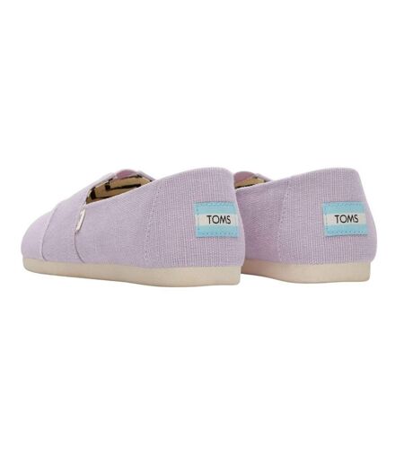 Womens/ladies Alpargata Classic Espadrilles Purple Toms