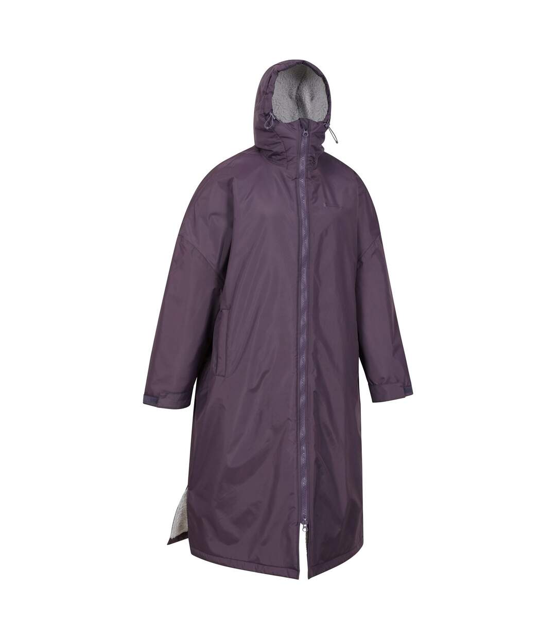 Womens/ladies tidal waterproof changing robe m purple Mountain Warehouse-4