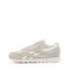 Baskets blanches/grises femme reebok cl nylon 100033441-1