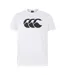 Mens Logo Organic Cotton T-shirt Bright White Canterbury-1