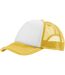 Trucker casquette 5 panels jaune/blanc Bullet-1