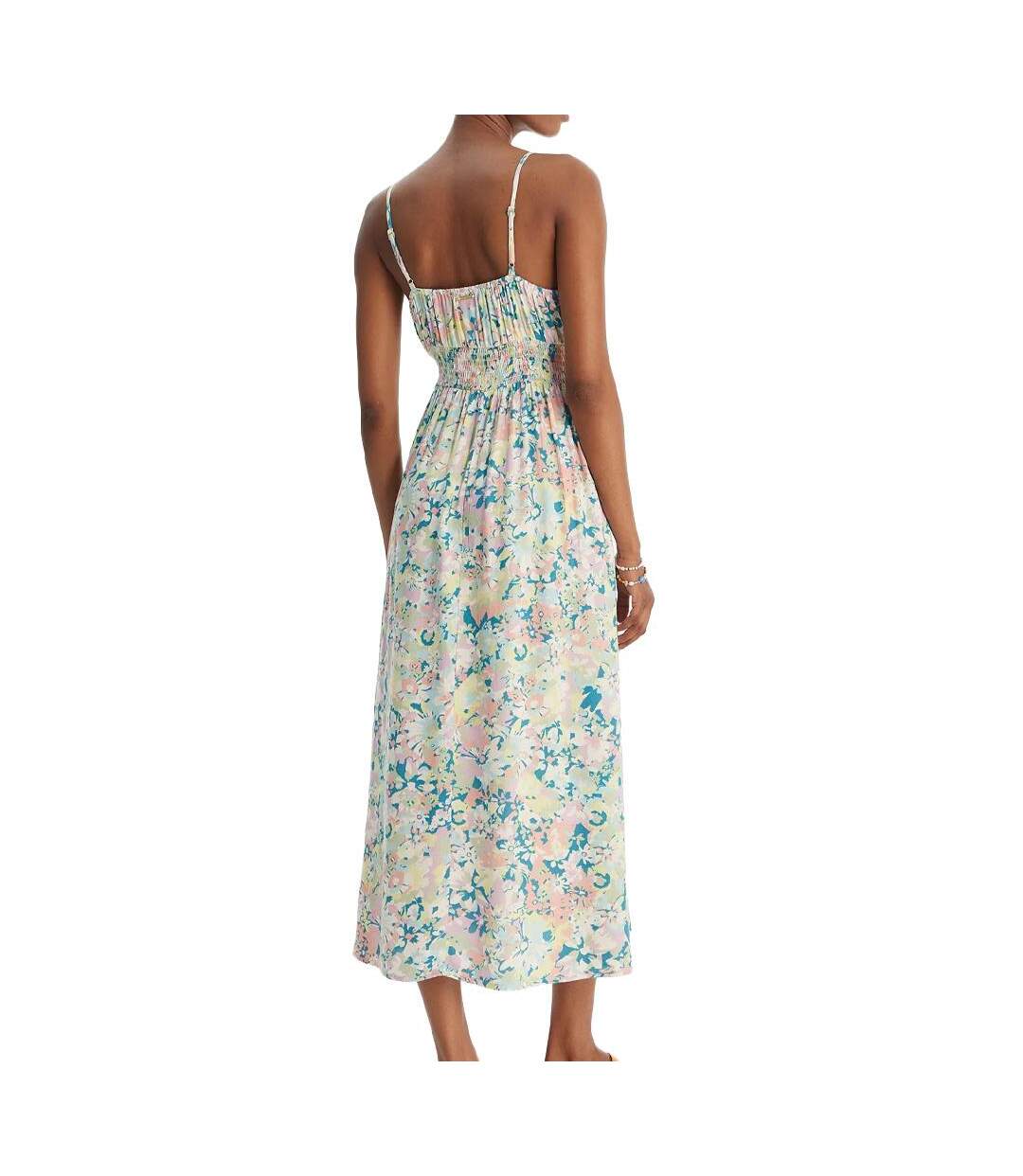 Robe turquoise femme billabong take your time-2