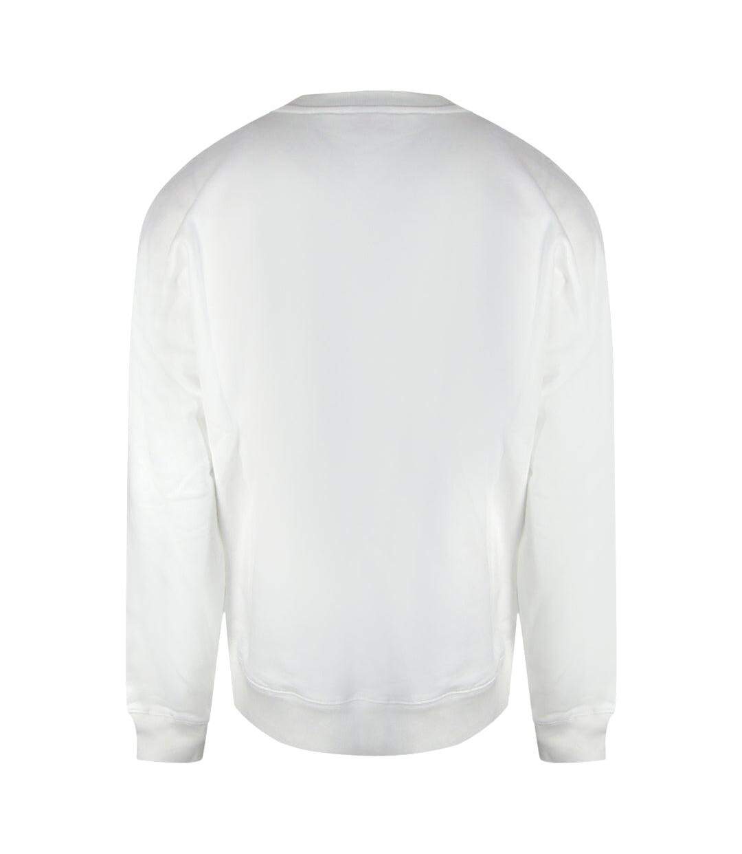 Sweat Motif/style Logo Homme Blanc Diesel-2