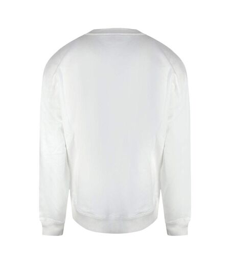 Sweat Motif/style Logo Homme Blanc Diesel