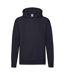 Mens r hoodie deep navy Fruit of the Loom