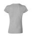 T-shirt À Manches Courtes Femme Gris Sport Gildan-2