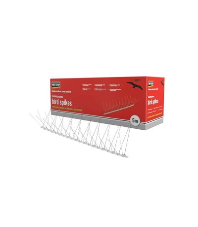 Pest-stop pelsis group professional bird spikes 50cm metal strips pack 10 one size multi colour PRC