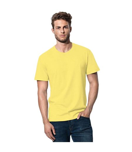 T-shirt Classique Homme Jaune Foncé Stedman