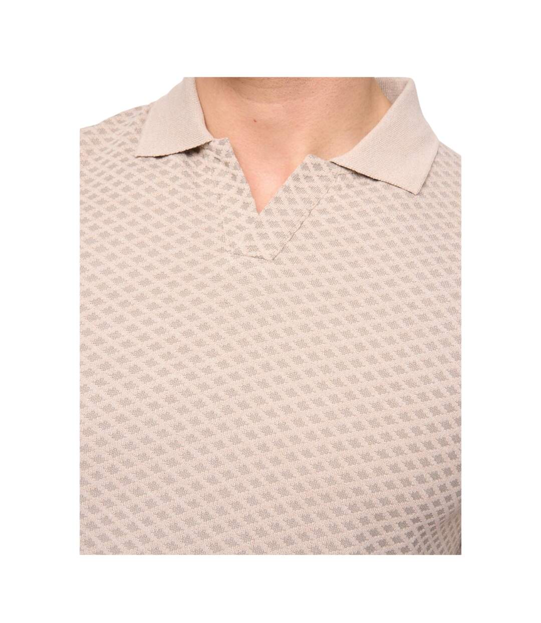 Polo Morwin Homme Beige Gris Duck And Cover-4