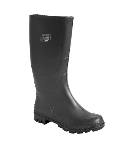 Portwest Mens Safety Wellington Boots (Black) - UTPW364