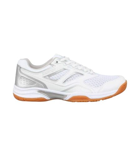 Womens/ladies Indoor Court Trainers White Slazenger