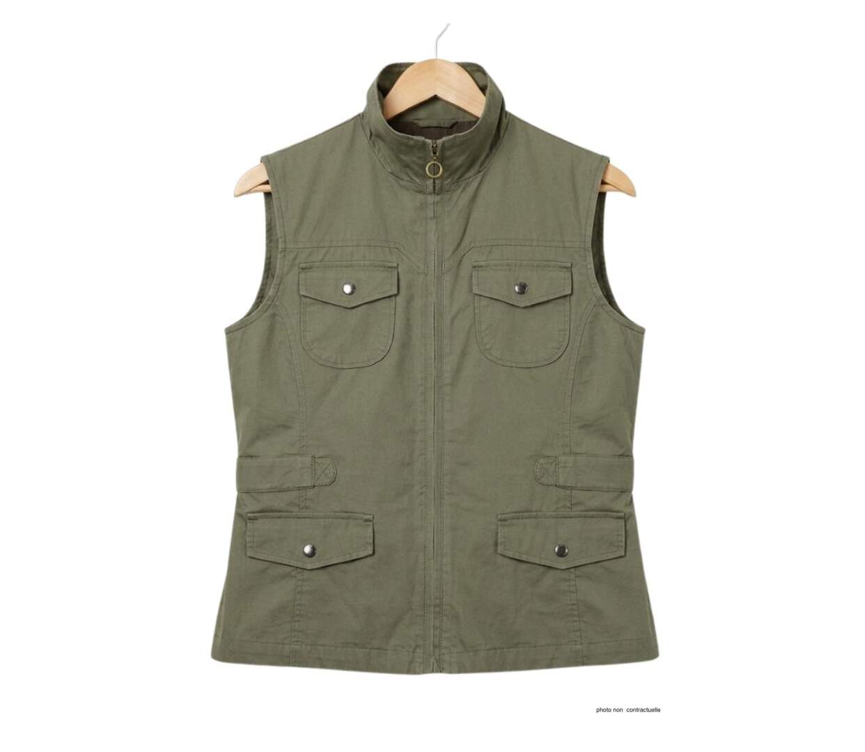 Gilet sans manches femme MAYFLOWER MITSY1 : le confort d'un coton ajustable au quotidien-2