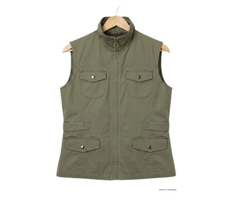 Gilet sans manches femme MAYFLOWER MITSY1 : le confort d'un coton ajustable au quotidien