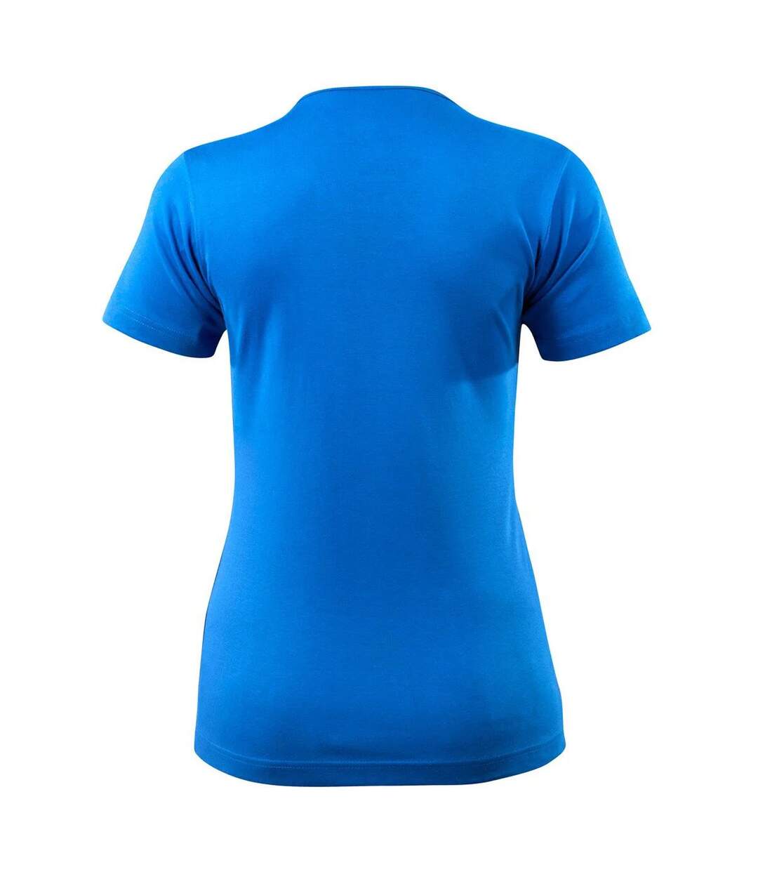 Womens/ladies Crossover Nice T-shirt Azure Blue Mascot-2