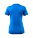 Womens/ladies Crossover Nice T-shirt Azure Blue Mascot-2