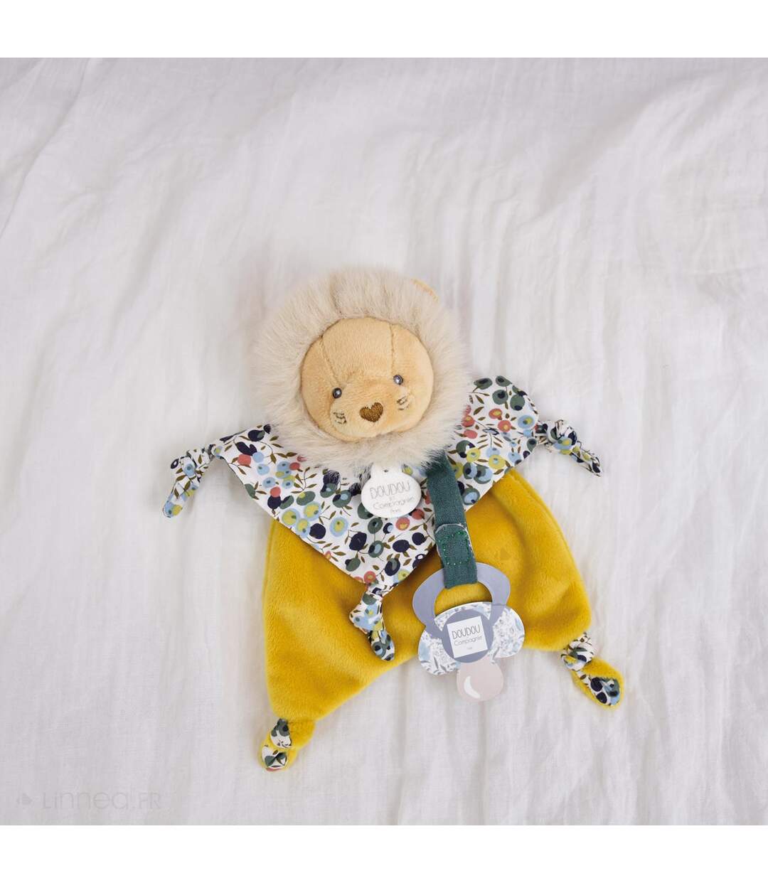 Doudou sucette polyester collection BOH'AIME Lion-2