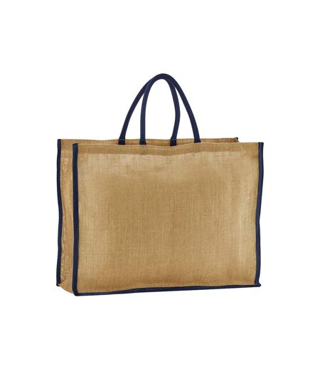 Tote Bag Taille Unique Beige Pâle Bleu Marine Westford Mill