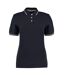 Womens/ladies St Mellion Polo Shirt Navy White Kustom Kit-1