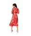 Robe mi-longue femme rouge Dorothy Perkins