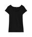 T-shirt Motif/style Uni Femme Noir Vero Moda-2