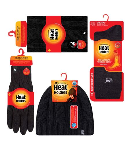 Ladies Thermal Winter Set - Hat, Gloves, Neckwarmer & Twist Socks