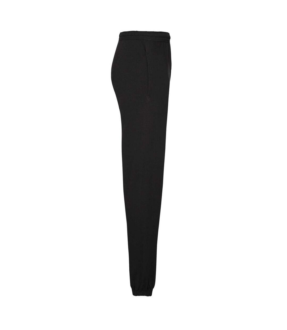 Fruit Of The Loom Mens Classic 80/20 Jogging Bottoms (Black)