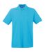 Fruit Of The Loom Premium Mens Short Sleeve Polo Shirt (Azure Blue) - UTBC1381-1