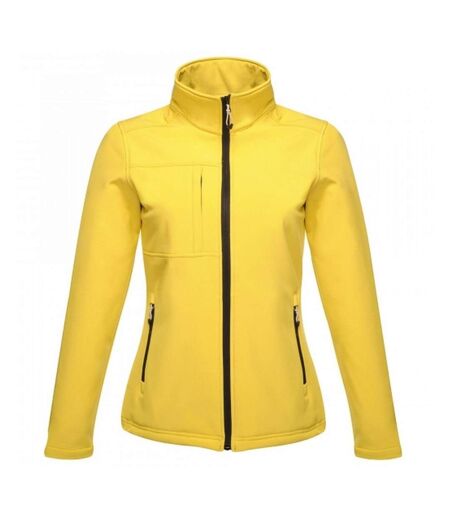 Regatta Professional Womens/Ladies Octagon II Waterproof Softshell Jacket (Bright Yellow/Black) - UTRG2163