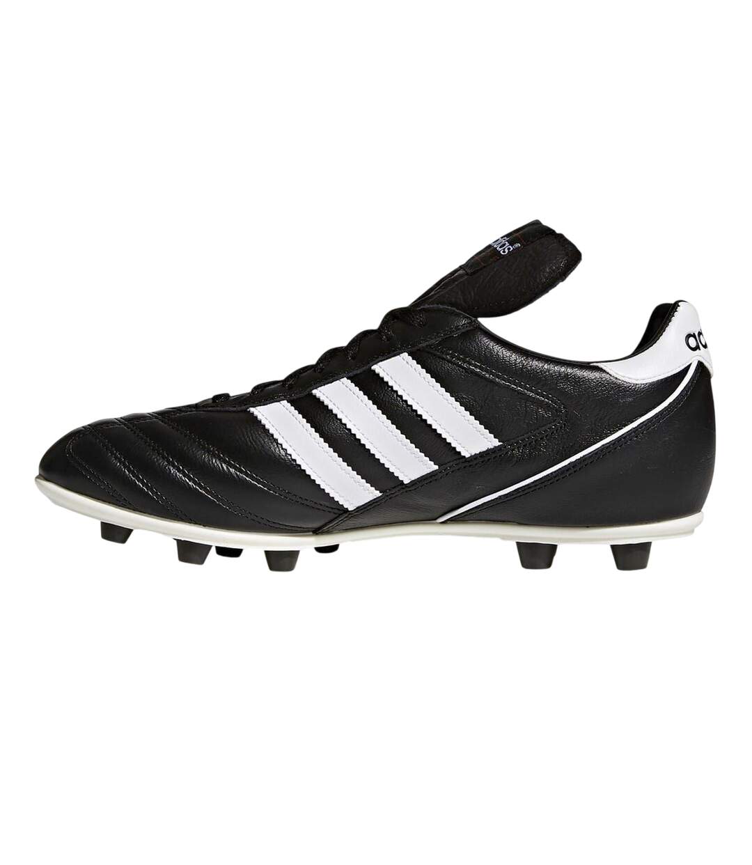 Mens Kaiser 5 Liga 3 Stripes Leather Football Boots Black White Adidas-3