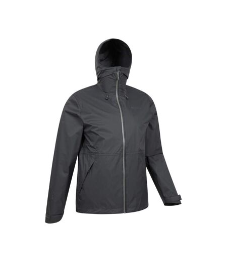 Mountain Warehouse Mens Packaway Waterproof Jacket (Dark Grey) - UTMW2672