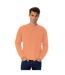 Mens set in sweatshirt melon orange B&C